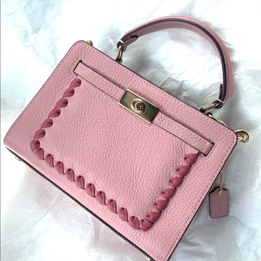 New Coach Mini Lane Top Handle With Whipstitch Bag CA077